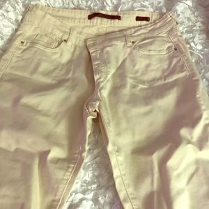 Stretch off white Zara pants- slim fit